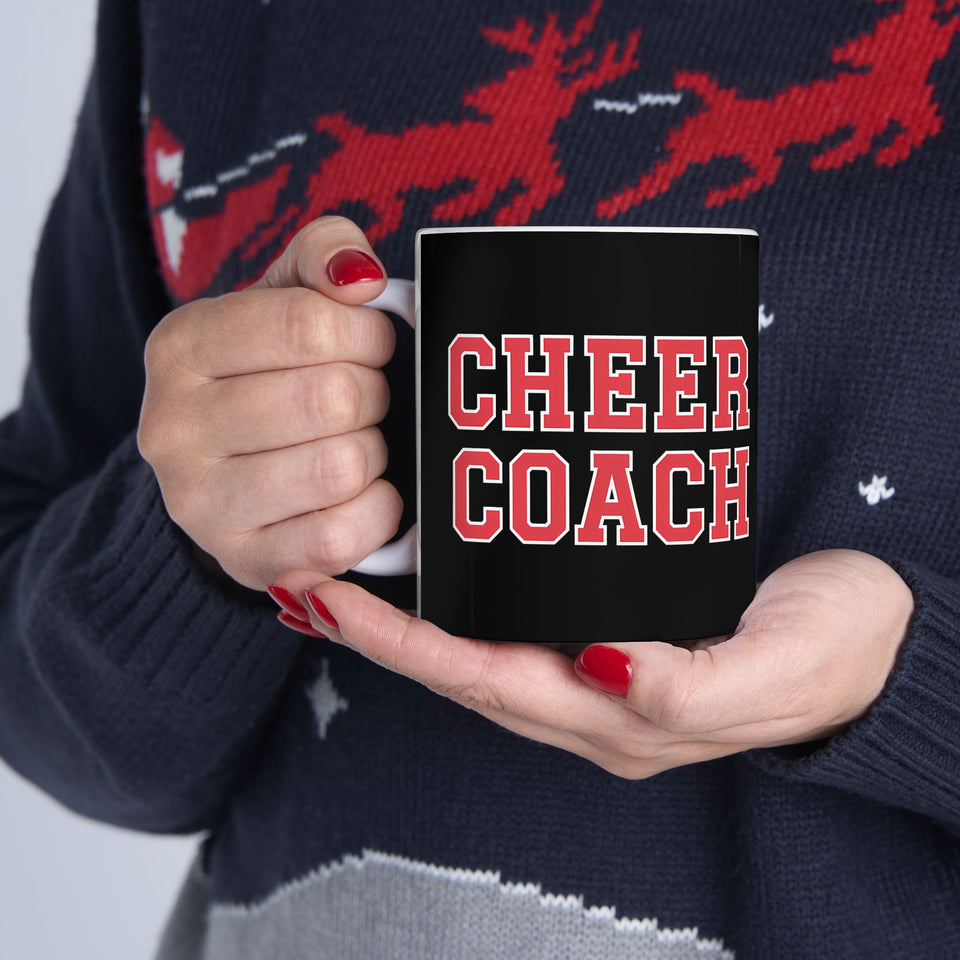 Cheer Coach Cheerleading Coach Ceramic Mug | Cheerleading Coach Gifts (11oz)