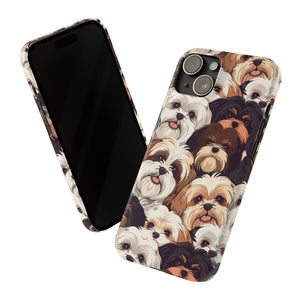 Premium Group of Shih Tzu iPhone Case | Cute Shih Tzu Gifts Slim Phone Cases Premium Group of Shih Tzu iPhone Case | Cute Shih Tzu Gifts Slim Phone Cases