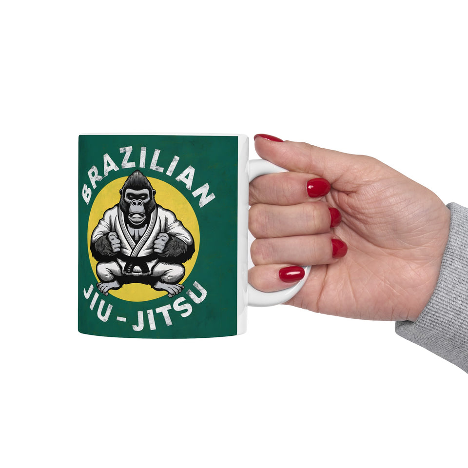 Brazilian Jiu Jitsu Mug 2 | Brazilian Jiu Jitsu BJJ Gift | BJJ Coffee Mug | Brazilian Jiu Jitsu Gift Ideas Mug 11oz