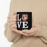 Sweet Love Pitbulls Mug | Pitbull Coffee Mug | Cute Pitbull Coffee Mug 11oz Sweet Love Pitbulls Mug | Pitbull Coffee Mug | Cute Pitbull Coffee Mug 11oz