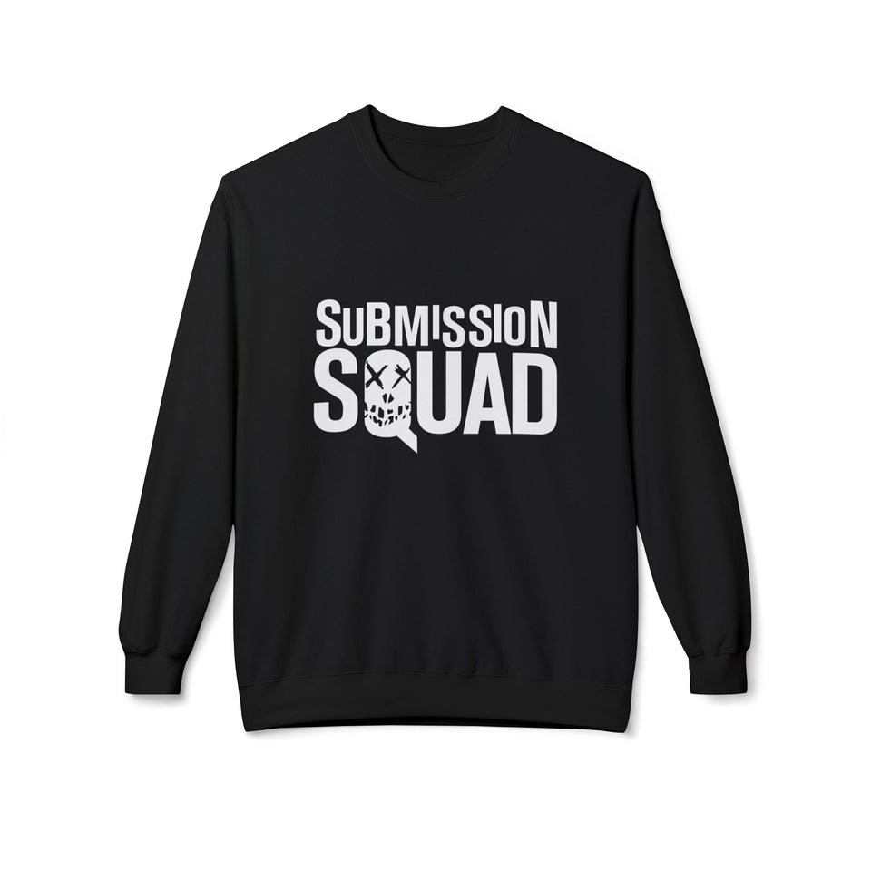 Brazilian Jiu Jitsu Submission Squad BJJ Unisex Midweight Softstyle Fleece Crewneck Sweatshirt