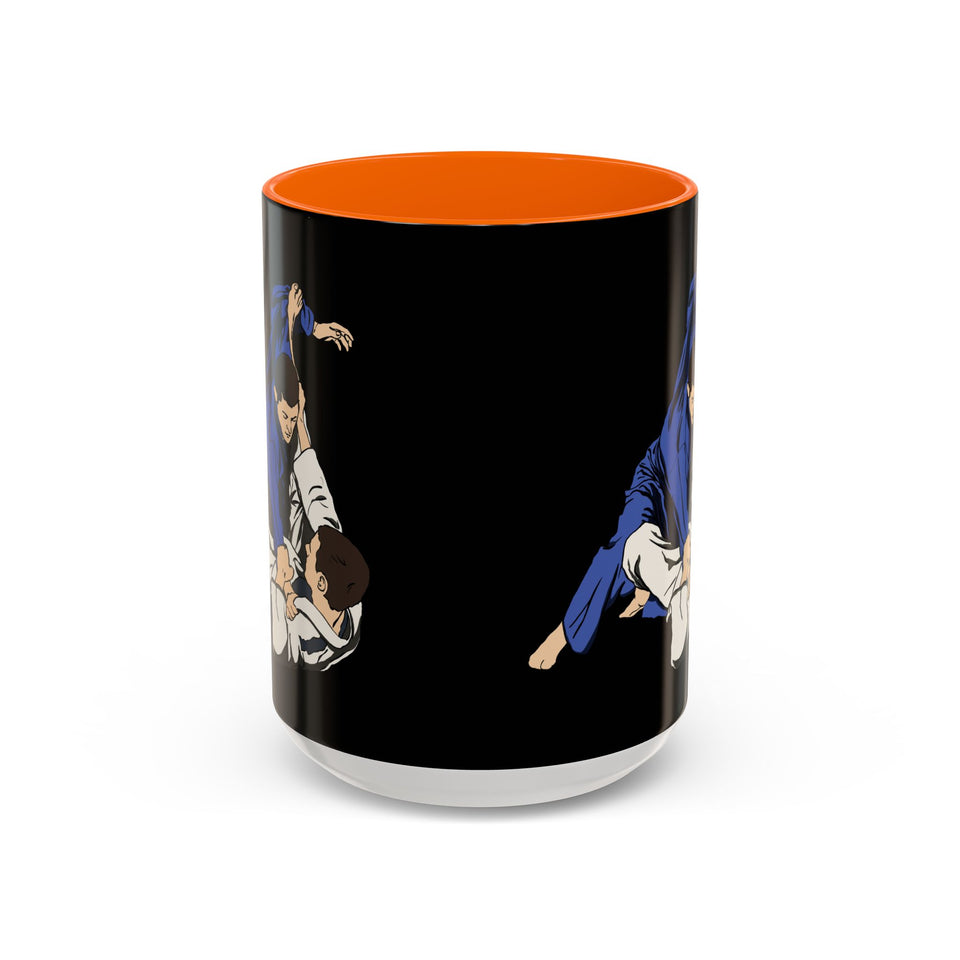 Brazilian Jiu Jitsu Rolling | BJJ Accent Coffee Mug