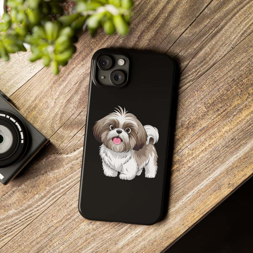 Premium Shih Tzu iPhone Case | Cute Shih Tzu Gifts Slim Phone Cases