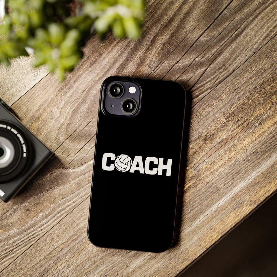 Premium Volleyball Coach iPhone Case | Volleyball Coach Gifts Slim Phone Cases