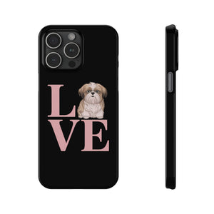 Premium Love Shih Tzu iPhone Case 2 | Cute Shih Tzu Slim Phone Cases Premium Love Shih Tzu iPhone Case 2 | Cute Shih Tzu Slim Phone Cases