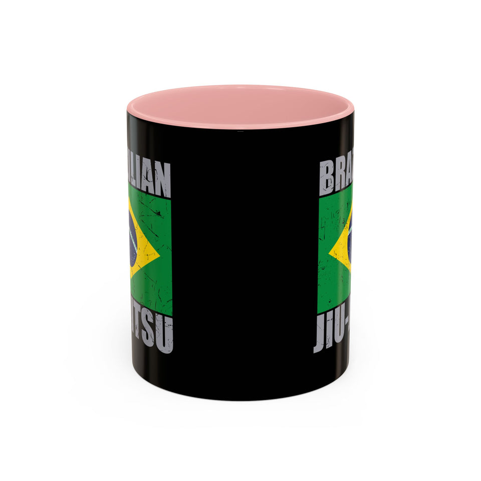 Brazilian Jiu Jitsu Flag 2 | BJJ Accent Coffee Mug