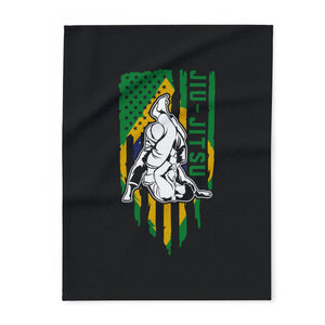 Brazilian Jiu Jitsu Blanket | Armbar Flag BJJ Arctic Fleece Blanket Brazilian Jiu Jitsu Blanket | Armbar Flag BJJ Arctic Fleece Blanket