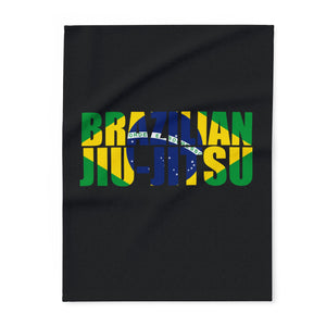 Brazilian Jiu Jitsu Blanket | Flag 3 BJJ Arctic Fleece Blanket Brazilian Jiu Jitsu Blanket | Flag 3 BJJ Arctic Fleece Blanket