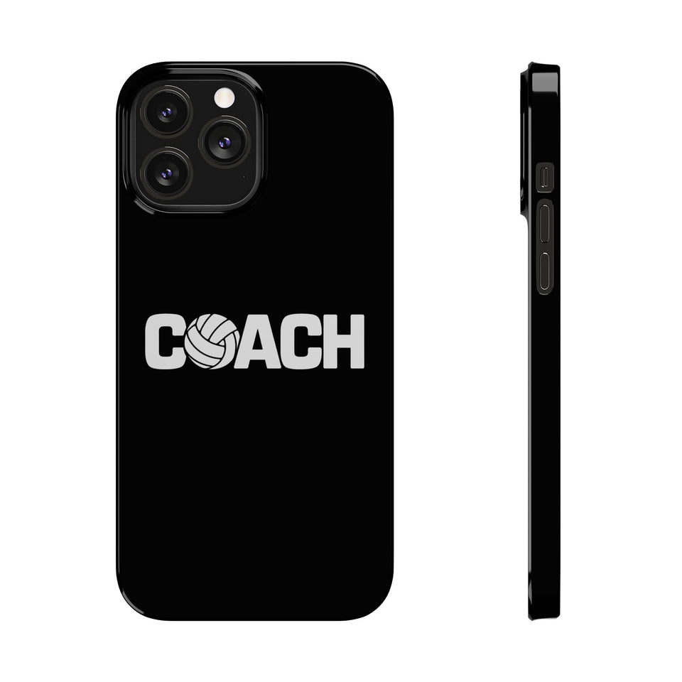 Premium Volleyball Coach iPhone Case | Volleyball Coach Gifts Slim Phone Cases