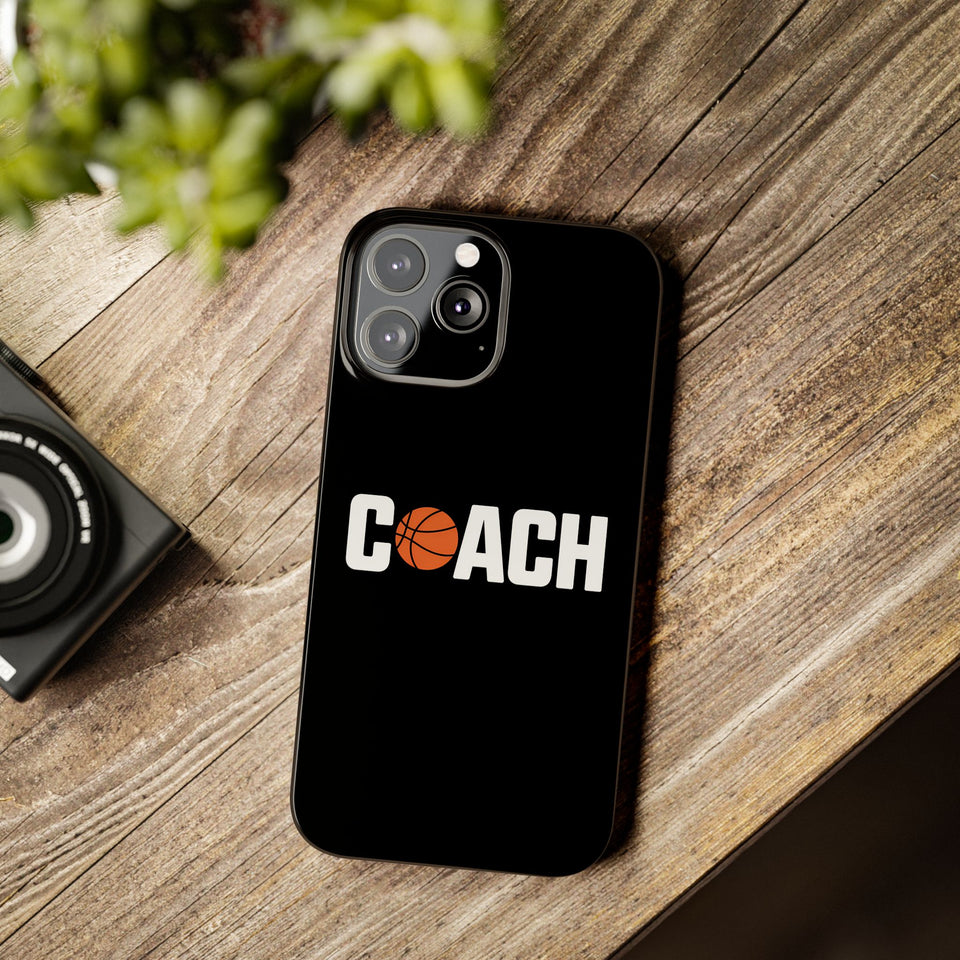 Premium Basketball Coach iPhone Case | Basketball Coach Gifts Slim Phone Cases