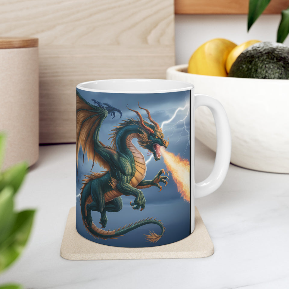 Fantasy Dragon RPG Mug | Role Playing Game Gift | Dragon Coffee Mug | RPG Fantasy Gift Ideas Mug 11oz 3