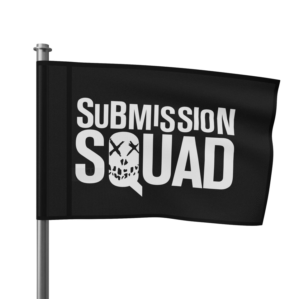 Brazilian Jiu Jitsu Submission Squad Flag Banner | BJJ Flag