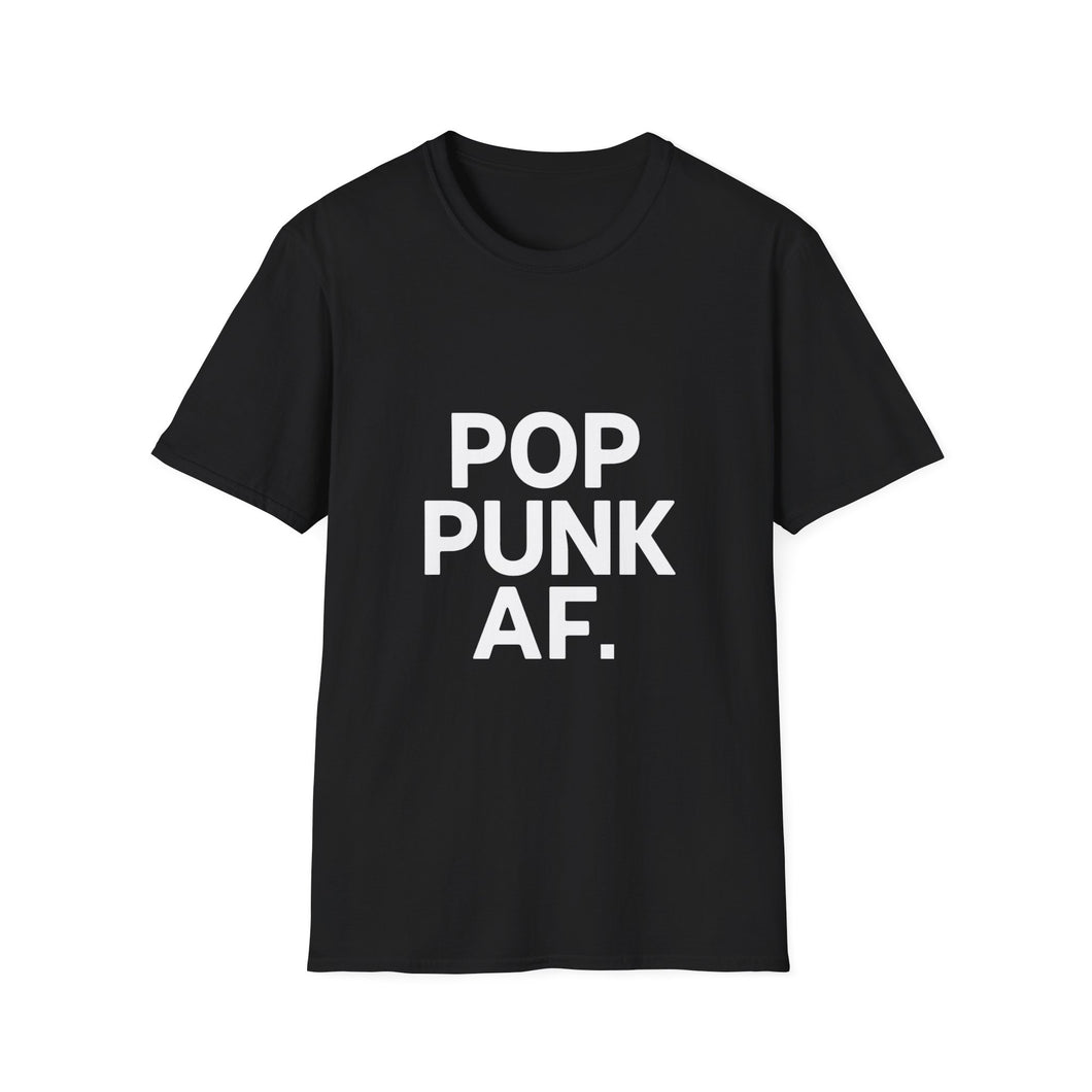 Pop Punk AF Shirt | Pop Punk Gift | Unisex Pop Punk Rock T Shirt