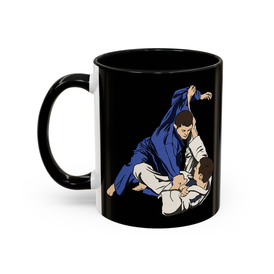 Brazilian Jiu Jitsu Rolling | BJJ Accent Coffee Mug