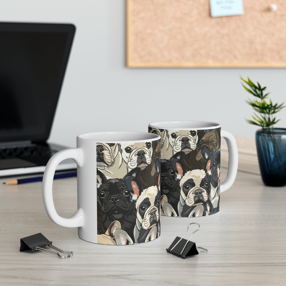 French Bulldog Mug | Frenchie Coffee Mug | Cute French Bulldog Gifts | Funny Frenchie Presents | French Bulldog Mug 11oz