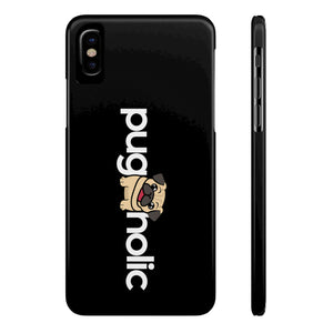 Premium Pugaholic Pug iPhone Case | Cute Pug Gifts Slim Phone Cases Premium Pugaholic Pug iPhone Case | Cute Pug Gifts Slim Phone Cases