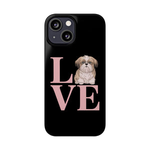 Premium Love Shih Tzu iPhone Case 2 | Cute Shih Tzu Slim Phone Cases Premium Love Shih Tzu iPhone Case 2 | Cute Shih Tzu Slim Phone Cases