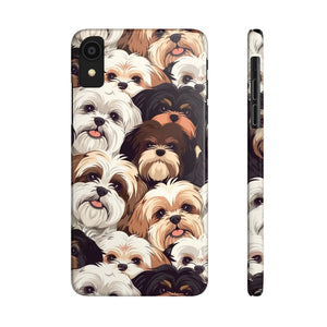 Premium Group of Shih Tzu iPhone Case | Cute Shih Tzu Gifts Slim Phone Cases Premium Group of Shih Tzu iPhone Case | Cute Shih Tzu Gifts Slim Phone Cases