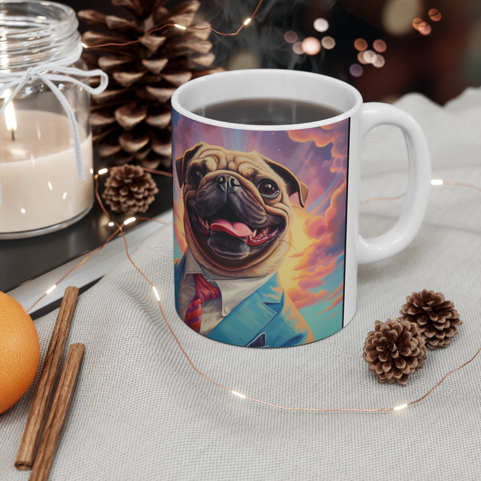 Pug Mug | Pug Coffee Mug | Pug Dog Gifts | Pug Presents | Pug Mug 11oz