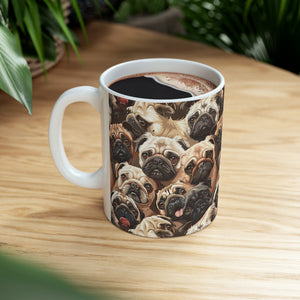 Pug Mug | Pug Coffee Mug | Cute Pug Dog Gifts | Funny Pug Presents | Pug Mug 2 11oz Pug Mug | Pug Coffee Mug | Cute Pug Dog Gifts | Funny Pug Presents | Pug Mug 11oz