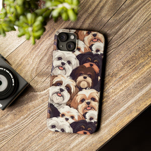 Premium Group of Shih Tzu iPhone Case | Cute Shih Tzu Gifts Slim Phone Cases Premium Group of Shih Tzu iPhone Case | Cute Shih Tzu Gifts Slim Phone Cases