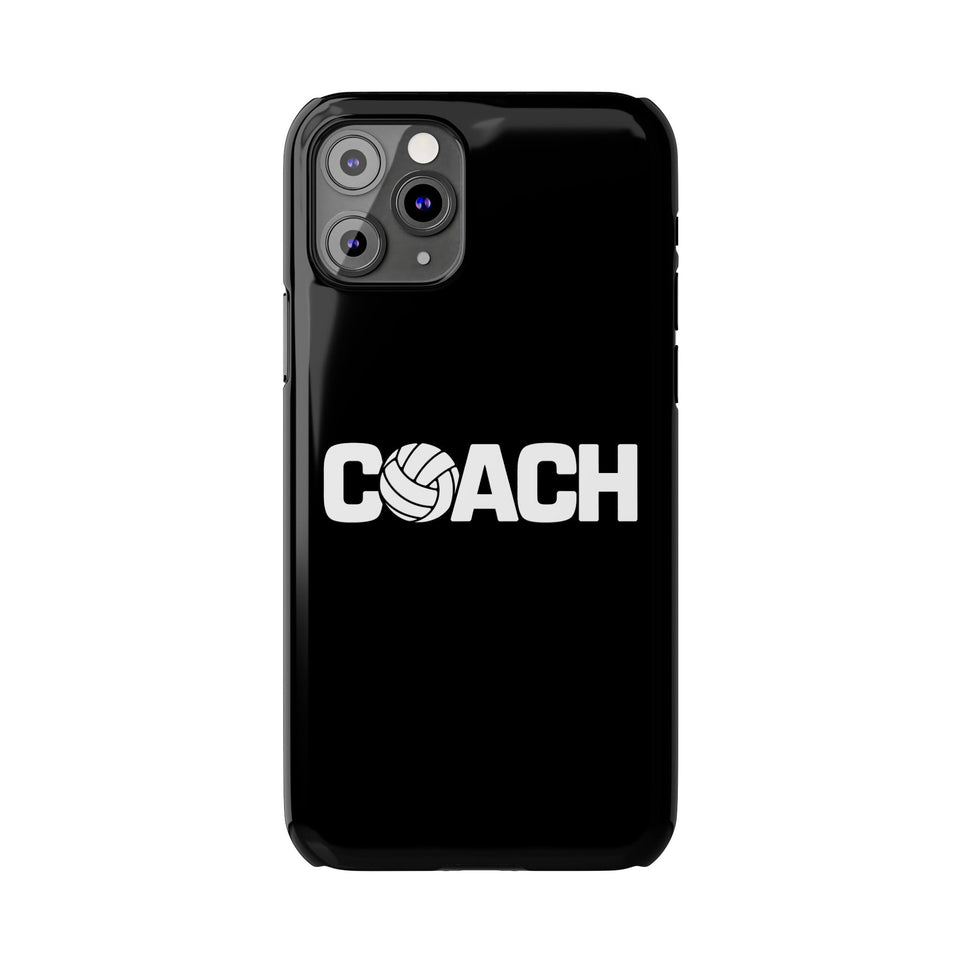 Premium Volleyball Coach iPhone Case | Volleyball Coach Gifts Slim Phone Cases