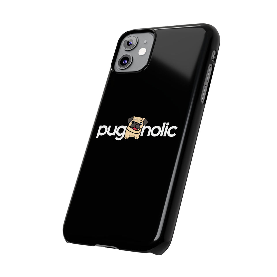 Premium Pugaholic Pug iPhone Case | Pug Gifts Slim Phone Cases