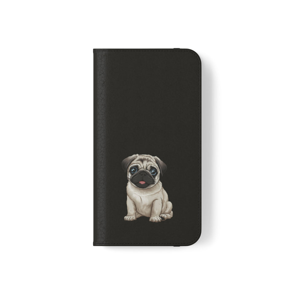 Pug iPhone & Samsung Wallet Phone Case | Pug Flip Cases