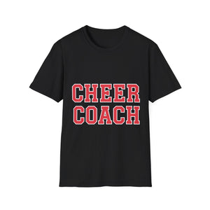 Red Cheer Coach Shirt | Cheerleading Coach Gift | Unisex Cheer Coach Present T Shirt Red Cheer Coach Shirt | Cheerleading Coach Gift | Unisex Cheer Coach Present T Shirt