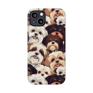 Premium Group of Shih Tzu iPhone Case | Cute Shih Tzu Gifts Slim Phone Cases Premium Group of Shih Tzu iPhone Case | Cute Shih Tzu Gifts Slim Phone Cases