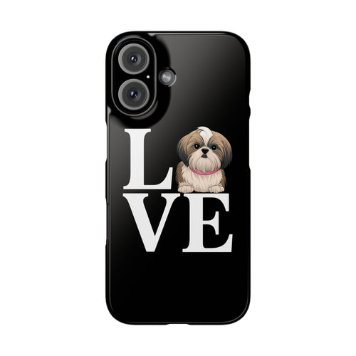 Premium Love Shih Tzu iPhone Case | Cute Shih Tzu Slim Phone Cases