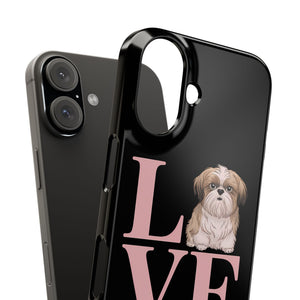 Premium Love Shih Tzu iPhone Case 2 | Cute Shih Tzu Slim Phone Cases Premium Love Shih Tzu iPhone Case 2 | Cute Shih Tzu Slim Phone Cases