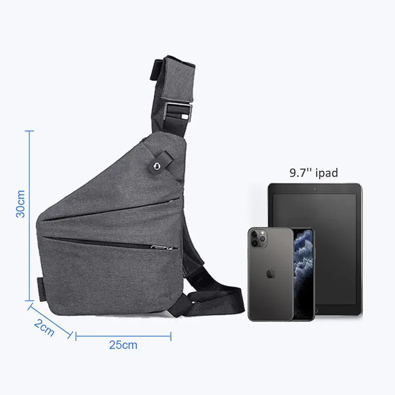 Anti Theft Shoulder Bag | Unisex Anti Theft Bag