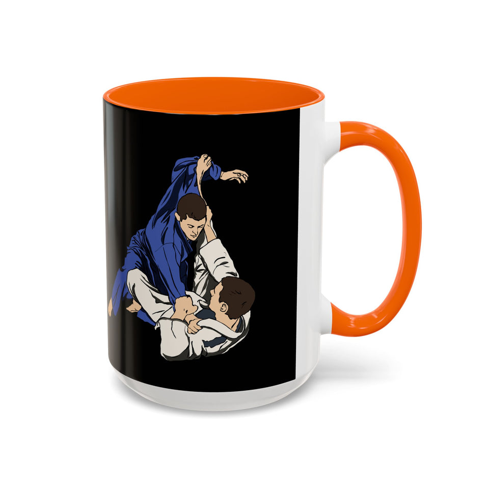 Brazilian Jiu Jitsu Rolling | BJJ Accent Coffee Mug