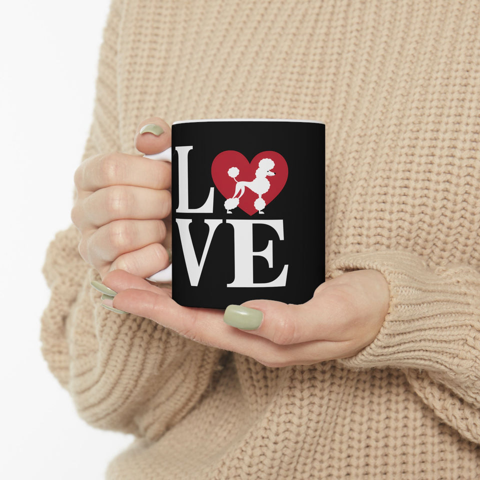 Sweet Love Poodle Mug | Poodles Coffee Mug | Cute Poodle Coffee Mug 11oz