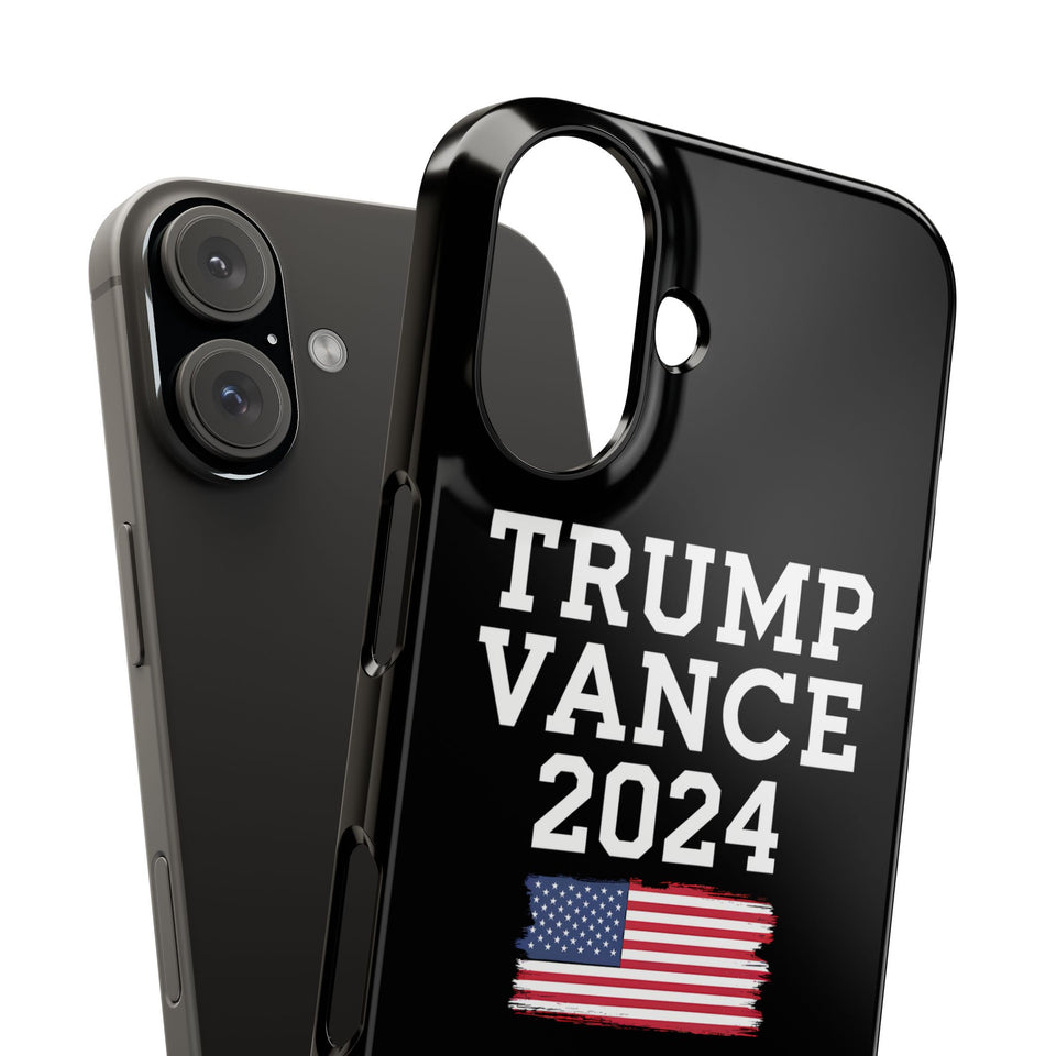 Premium Trump Vance 2024 iPhone Case | Donald Trump Gifts Slim Phone Cases