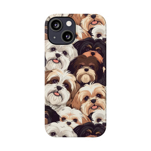 Premium Group of Shih Tzu iPhone Case | Cute Shih Tzu Gifts Slim Phone Cases Premium Group of Shih Tzu iPhone Case | Cute Shih Tzu Gifts Slim Phone Cases