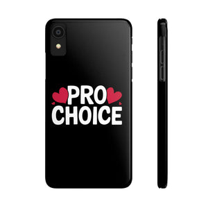 Premium Pro Choice iPhone Case | Feminist Pro Choice Gifts Slim Phone Cases Premium Pro Choice iPhone Case | Feminist Pro Choice Gifts Slim Phone Cases