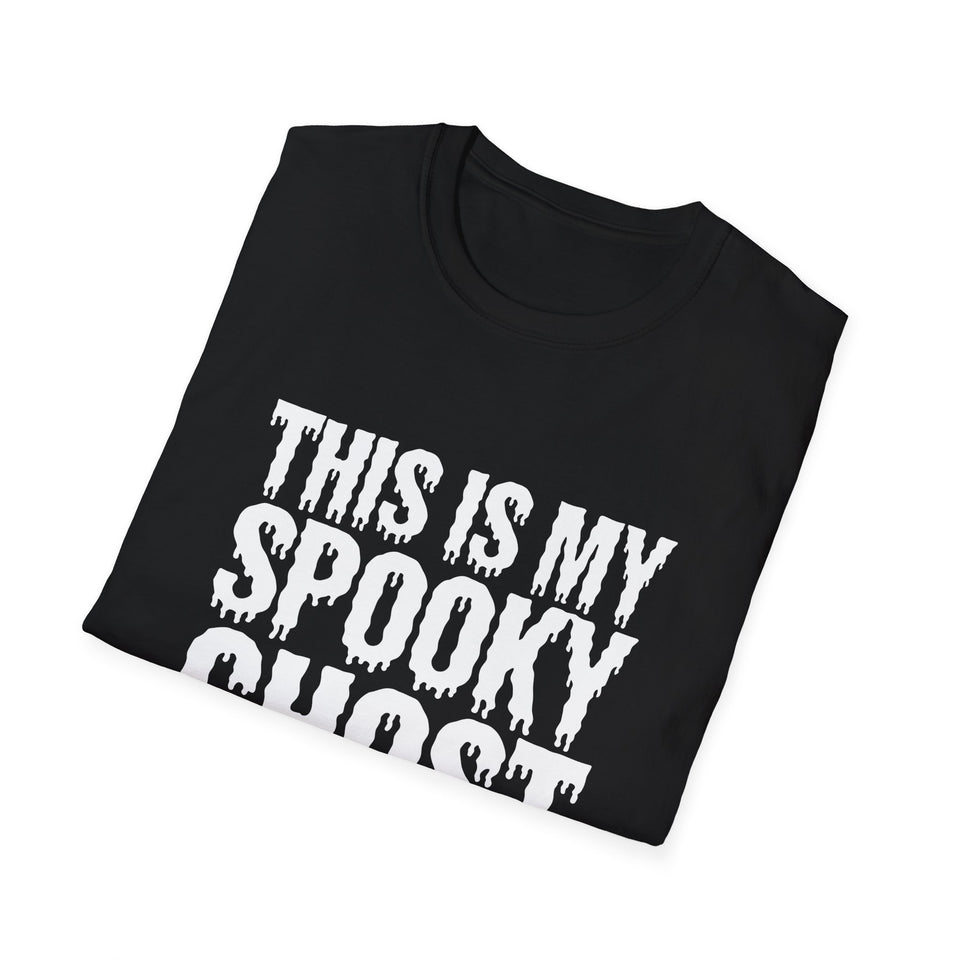 This Is My Spooky Ghost Costume T-Shirt | Funny Ghost Halloween Costume Unisex T-Shirt