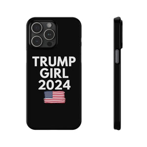 Premium Trump Girl iPhone Case | Donald Trump Gifts Slim Phone Cases Premium Trump Girl iPhone Case | Donald Trump Gifts Slim Phone Cases