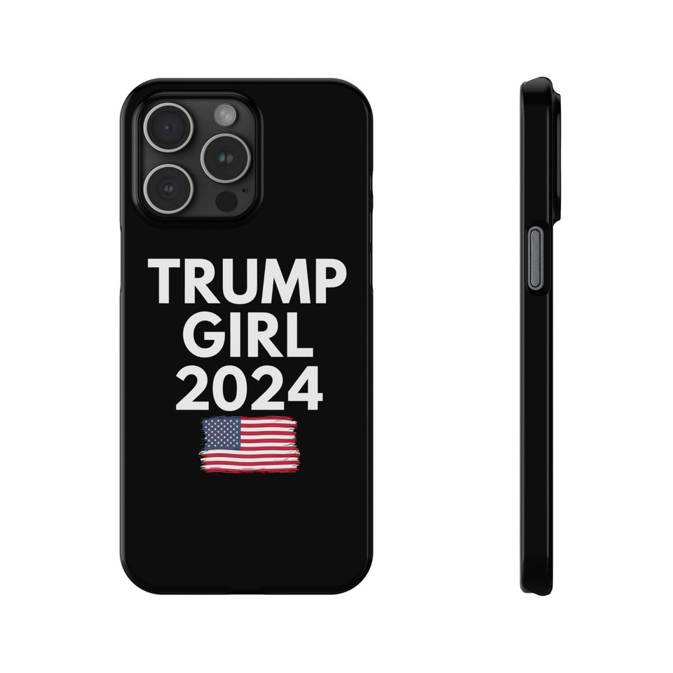 Premium Trump Girl iPhone Case | Donald Trump Gifts Slim Phone Cases