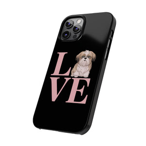 Premium Love Shih Tzu iPhone Case 2 | Cute Shih Tzu Slim Phone Cases Premium Love Shih Tzu iPhone Case 2 | Cute Shih Tzu Slim Phone Cases