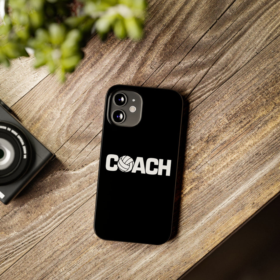 Premium Volleyball Coach iPhone Case | Volleyball Coach Gifts Slim Phone Cases