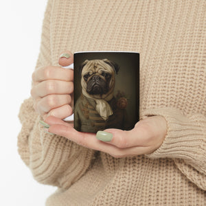 Classical Painting Pug Mug | Pug Coffee Mug | Pug Dog Gifts | Pug Presents | Pug Mug 11oz Classical Painting Pug Mug | Pug Coffee Mug | Pug Dog Gifts | Pug Presents | Pug Mug 11oz