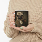 Classical Painting Pug Mug | Pug Coffee Mug | Pug Dog Gifts | Pug Presents | Pug Mug 11oz Classical Painting Pug Mug | Pug Coffee Mug | Pug Dog Gifts | Pug Presents | Pug Mug 11oz