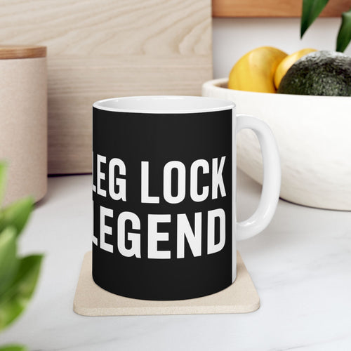 Brazilian Jiu Jitsu Leg Lock Legend BJJ Ceramic Mug | Brazilian Jiu Jitsu Gifts (11oz)