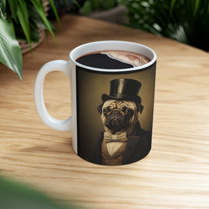 Pug Mug Classical Painting | Pug Coffee Mug | Pug Dog Gifts | Pug Presents | Pug Mug 11oz Pug Mug | Pug Coffee Mug | Pug Dog Gifts | Pug Presents | Pug Mug 11oz