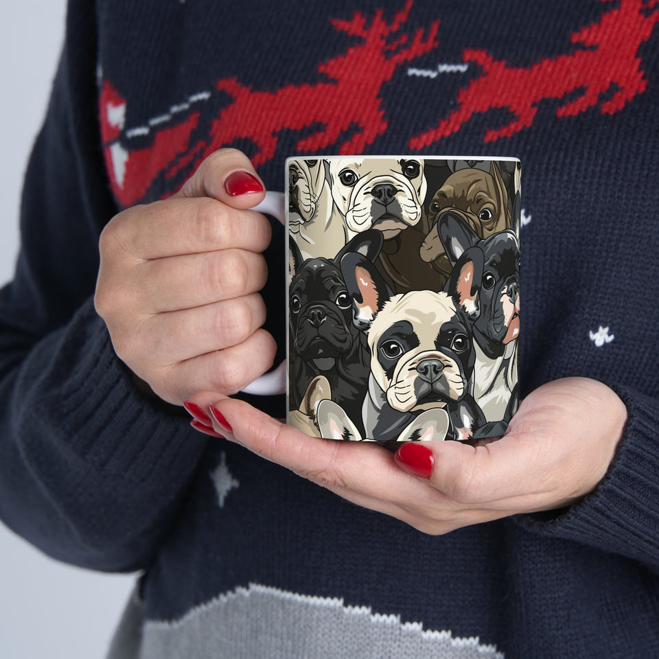 French Bulldog Mug | Frenchie Coffee Mug | Cute French Bulldog Gifts | Funny Frenchie Presents | French Bulldog Mug 11oz