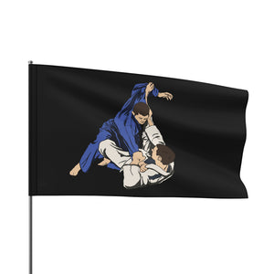 Brazilian Jiu Jitsu Rolling Flag Banner | BJJ Flag Brazilian Jiu Jitsu Rolling Flag Banner | BJJ Flag