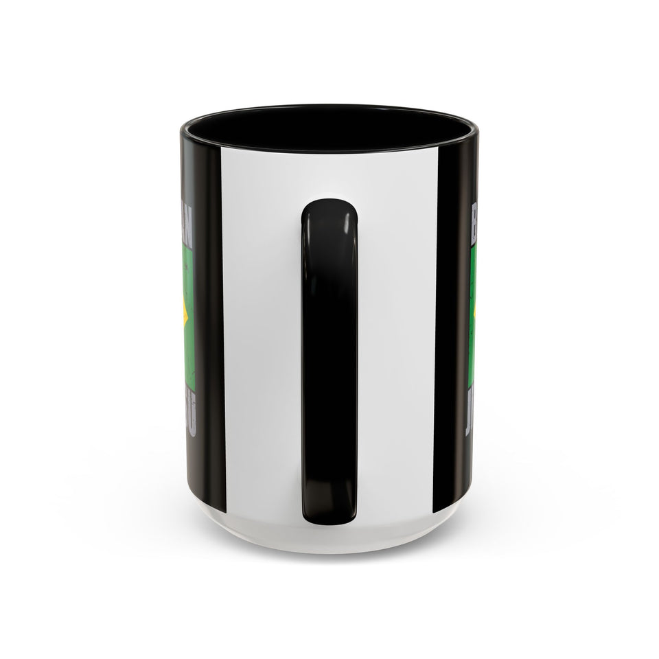 Brazilian Jiu Jitsu Flag 2 | BJJ Accent Coffee Mug